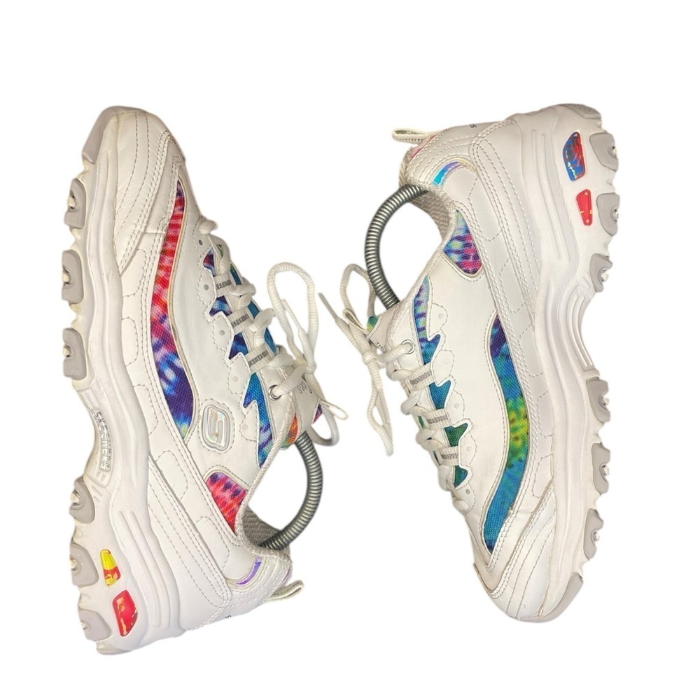 Skechers D’Lites Summer Fiesta Tie Dye Womens Sneakers 8.5 - Picture 4 of 10